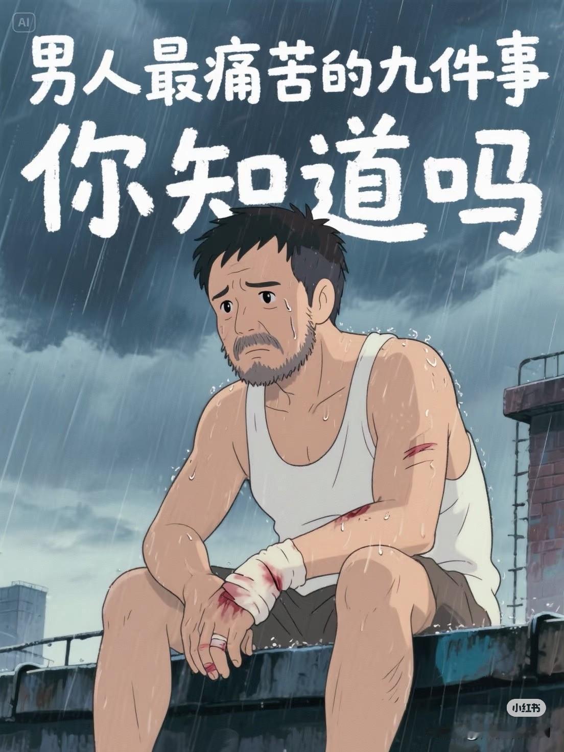 男人的九级痛苦，你知道么？百分之八十男人的现状。没啥大不了。一定会过去。