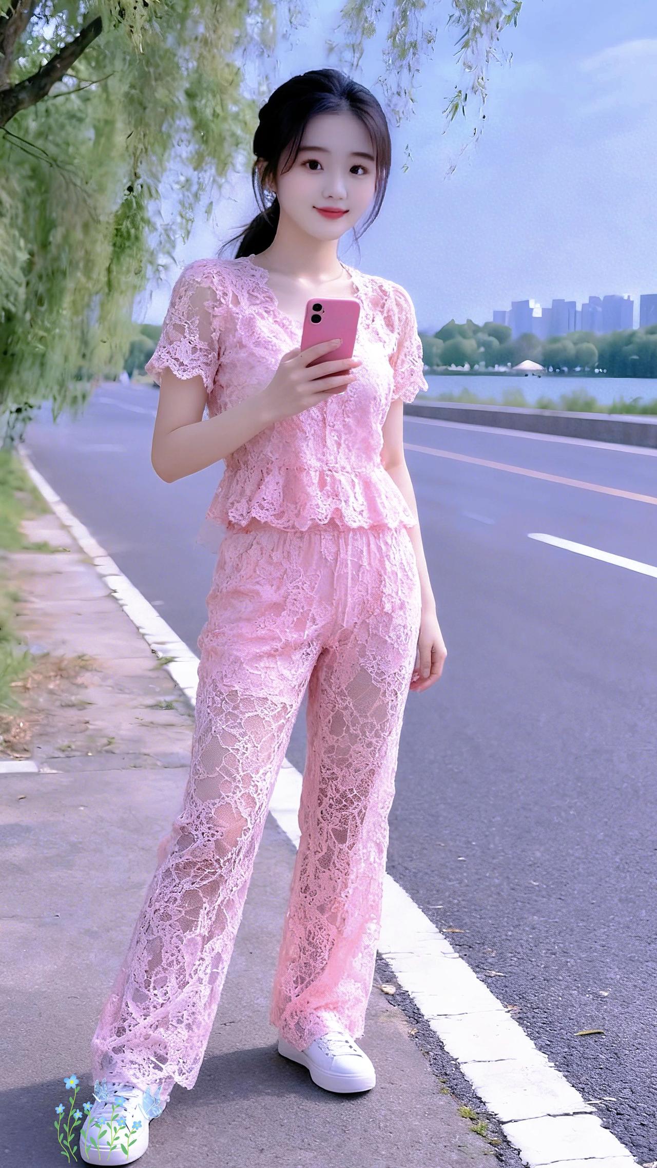 小弯腰姐姐美丽冻人