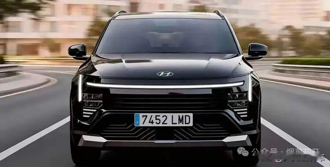 26款现代途胜渲染图曝光，外观大变样，跨界造型，8AT变速箱，油耗就4.9L！现