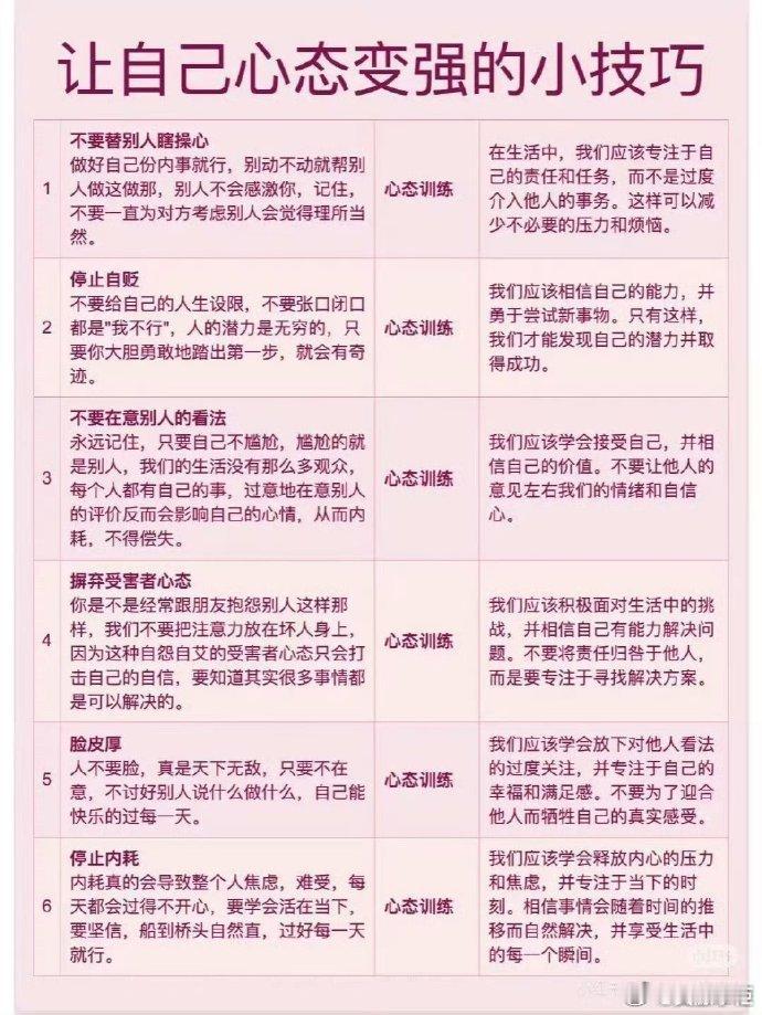 📚建议收藏！12个让心态变强的狠活，看完直接开挂总被情绪牵着走、容易焦虑内