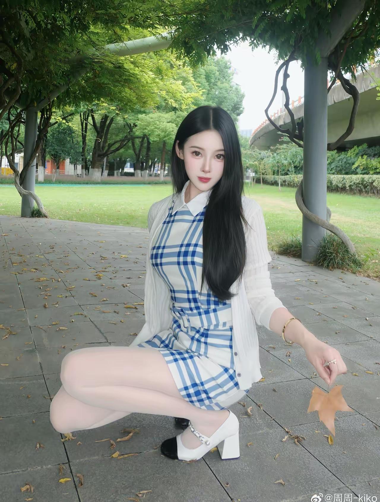 公园玩。休息一下