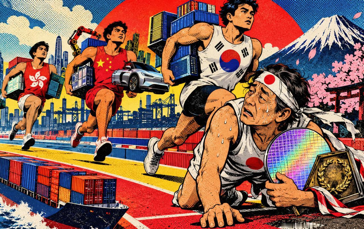2026年上半年东亚主要经济体出口榜单新鲜出炉：韩国4963亿美元，中国广东