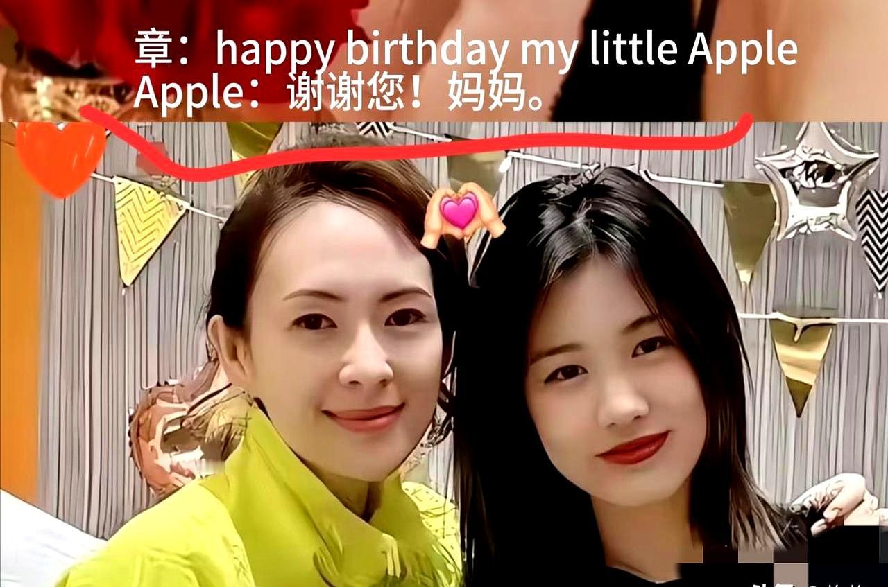 娱乐圈最戳人的“不是亲生胜似亲生”章子怡给继女小苹果章子怡离婚三年照样给