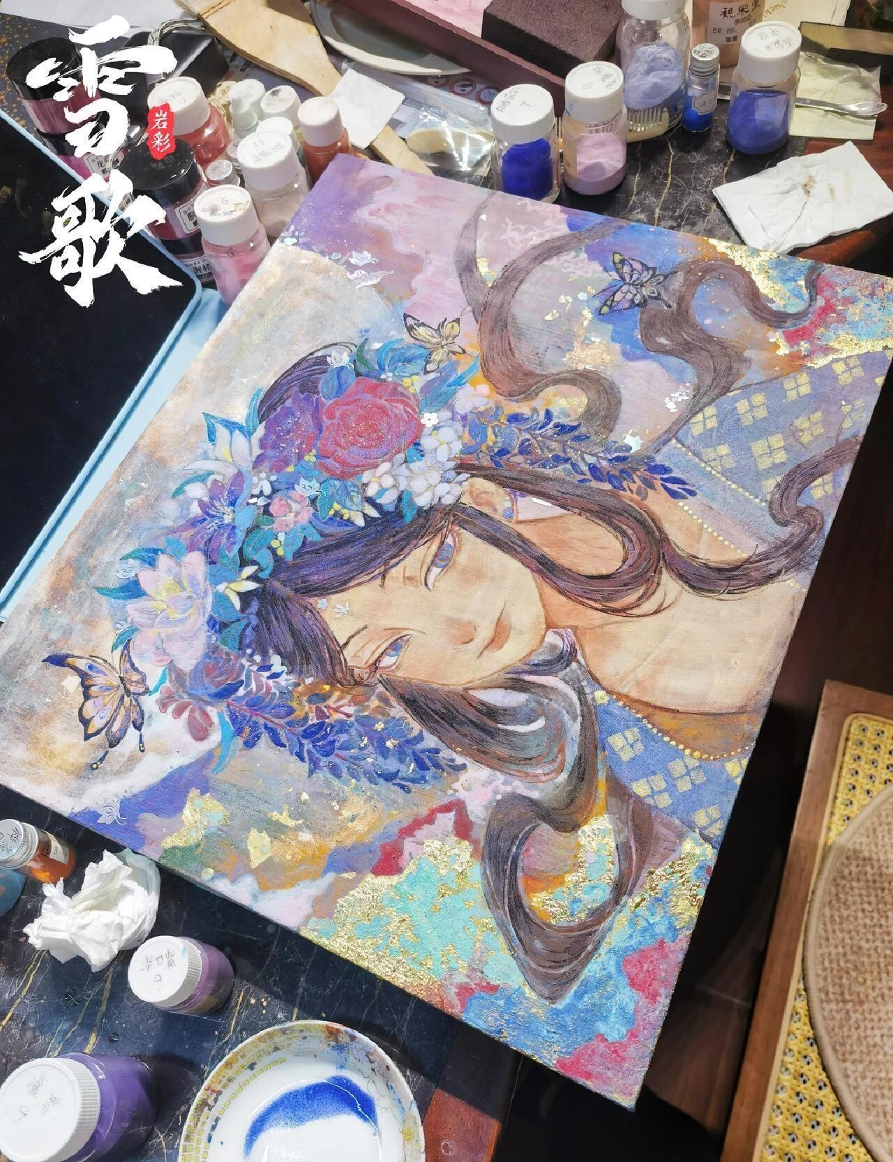 IP正确！🥰🥰在闽南地区怎么能不画簪花！IP最正确的一次尺寸