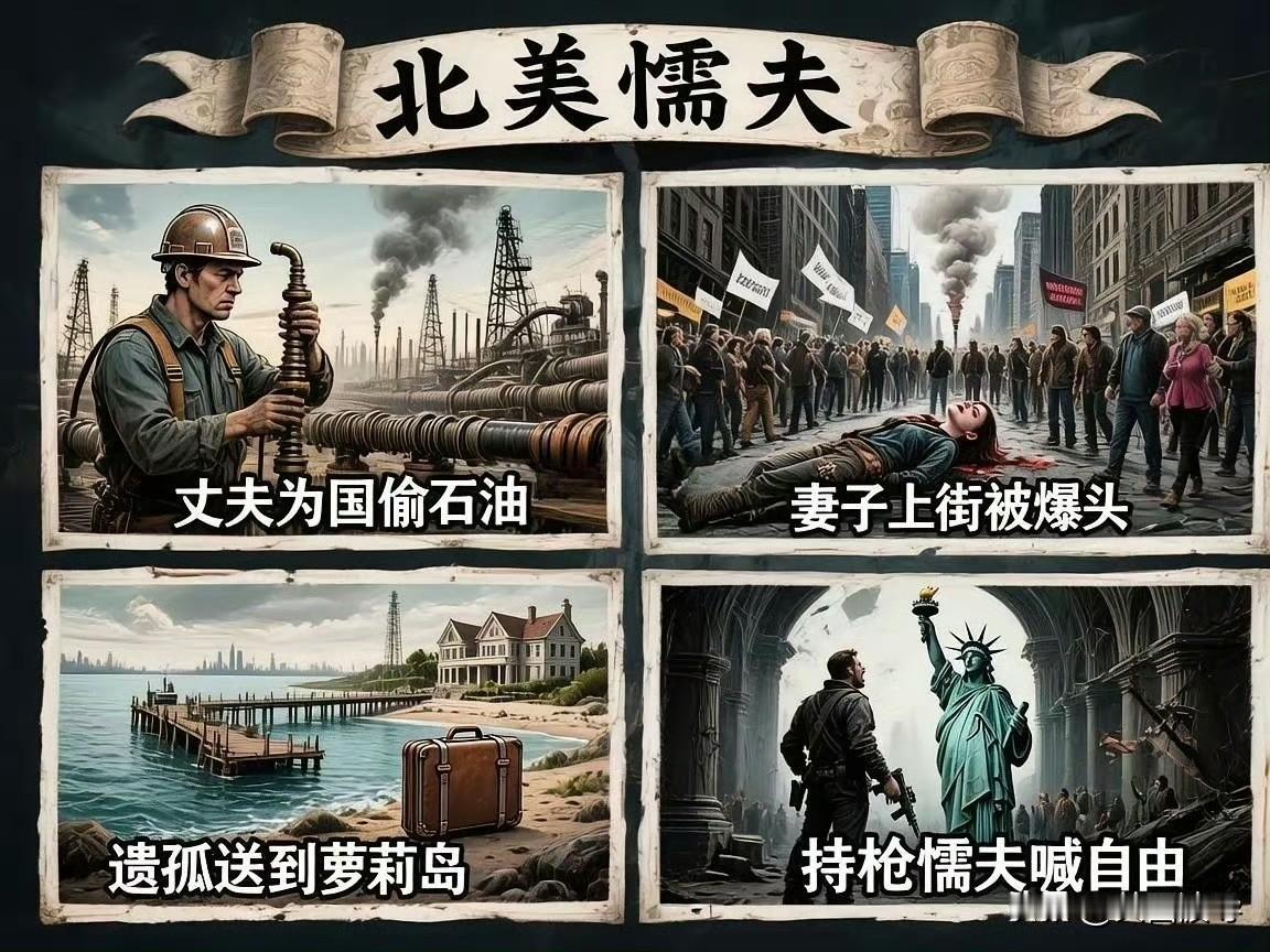 一些人说得对，美国人确实是北美懦夫，之前一天到晚说别人怎样，结果自己遇到那些事，