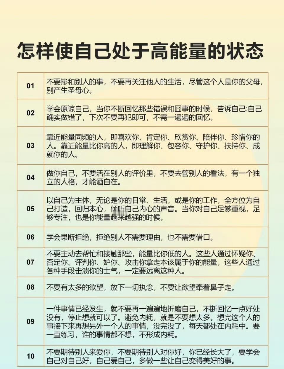 怎样使自己处于高能量的状态​​​