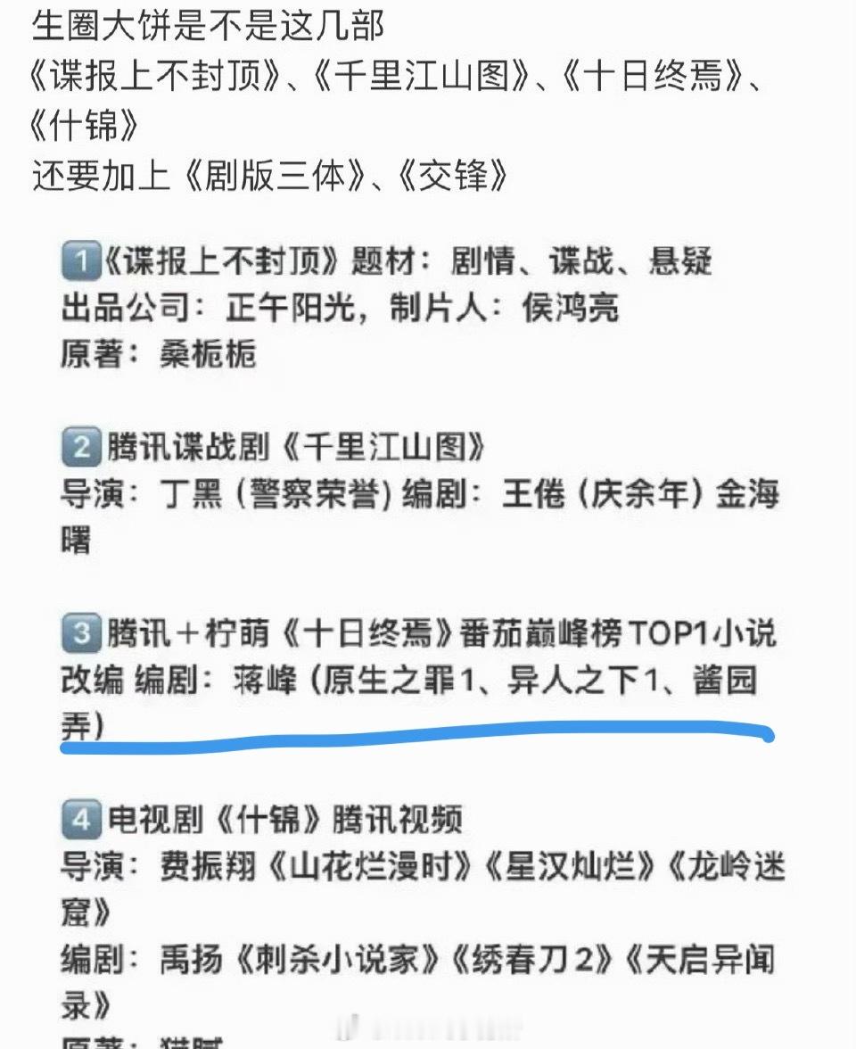 这部也是著名生圈大饼是肖战的很正常刚开拍小城良方就定了下部[笑着哭]十日