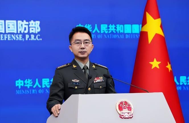 2026年2月10号，北京国防部例行记者会上发言人蒋斌大校在回答涉台问题时，直接