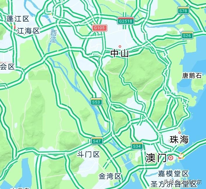 万万没想到，江门、中山、珠海居然还没通高铁。这可是珠三角声名远扬的三个城市，不过