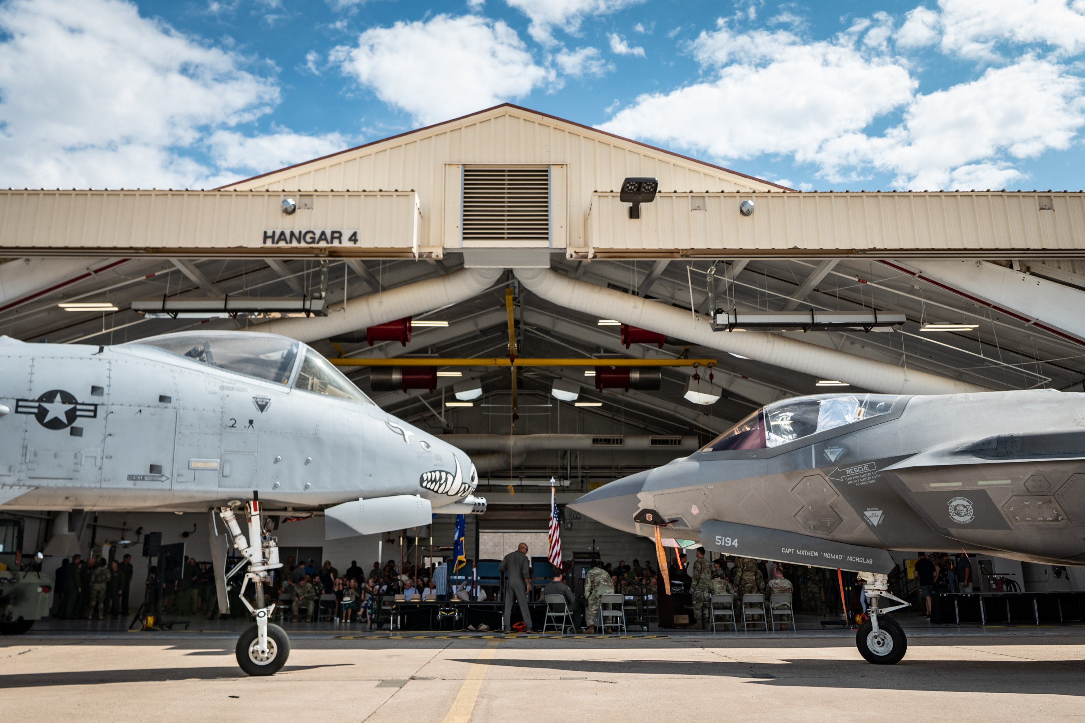 924thFighterGroup旗下A-10换装F-35典礼​​​