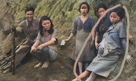 1944年9月7日，中国远征军远征军在云南松山全歼侵华日军腊孟守备队。打扫战场时