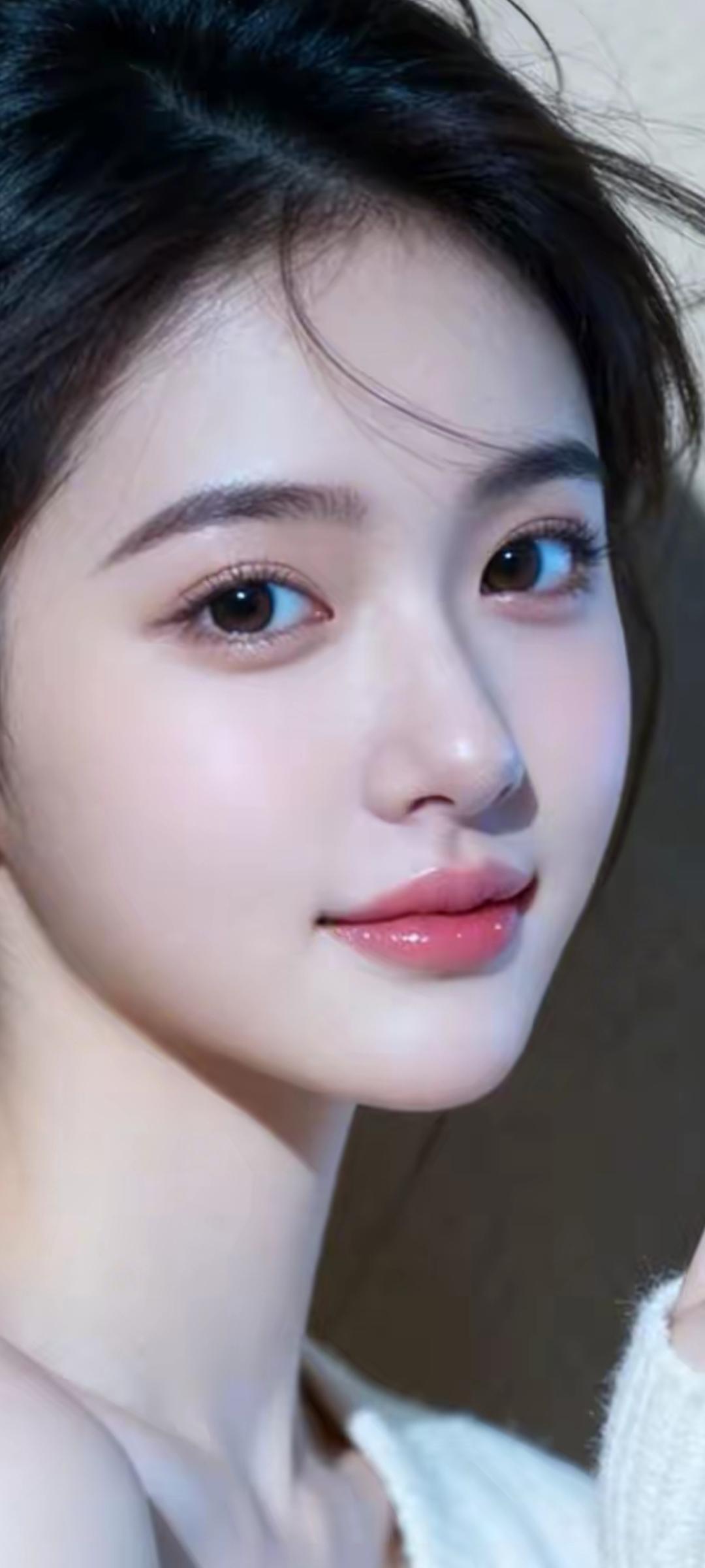 温柔甜美的少女，笑靥如花，美不胜收！🌸💖