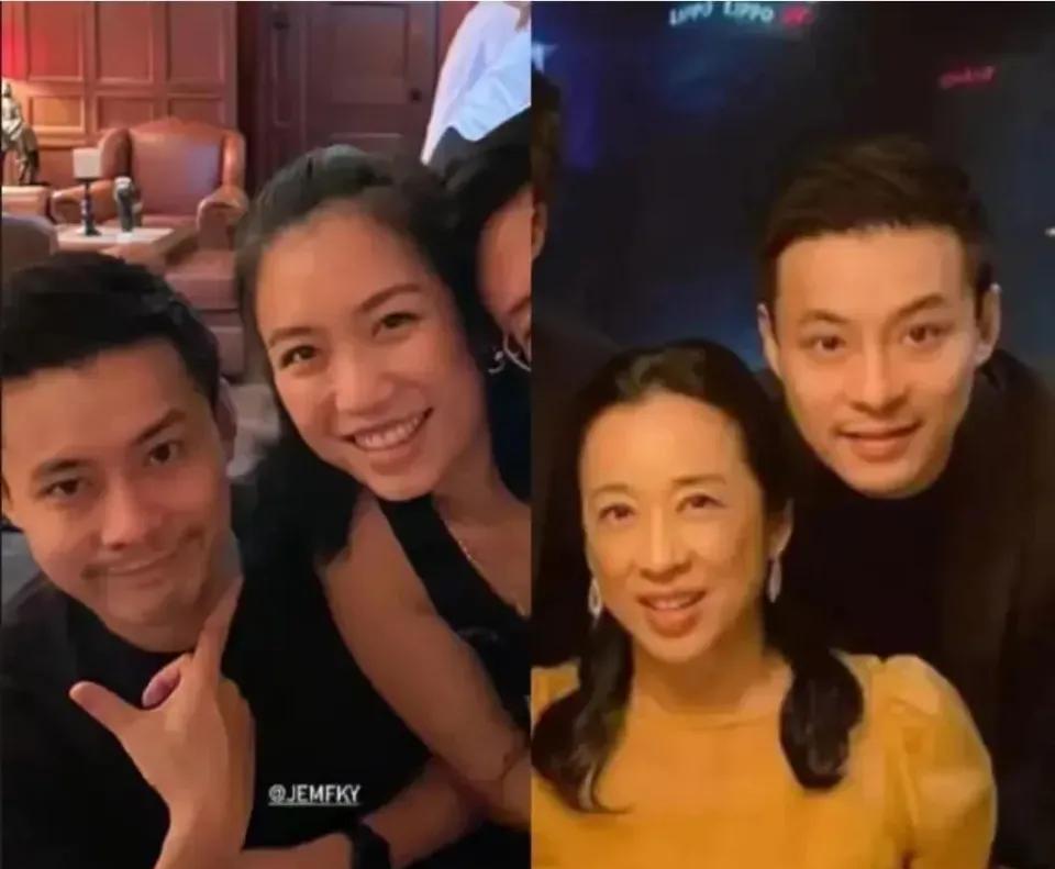 没想到霍启仁的媳妇来头不小这位霍家新成员是泰国人，叫Namfon，毕业于美国三