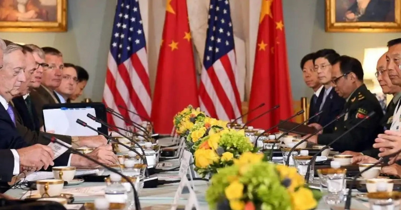 美国为什么不敢跟中国断交呢？因为一旦断交，中国军事演习一次，美国五角大楼就得陪着