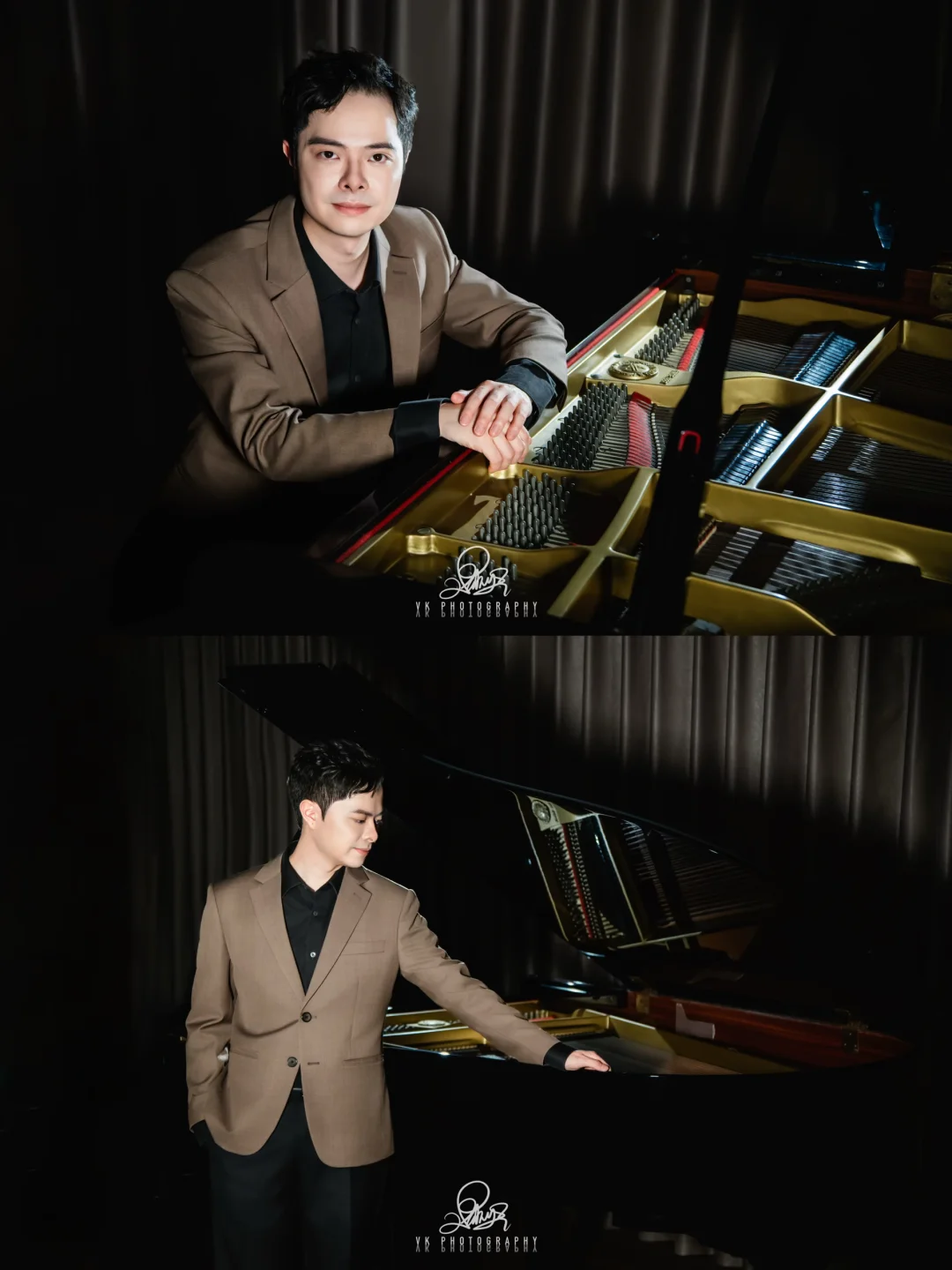 男士钢琴肖像｜定格高雅瞬间🎶