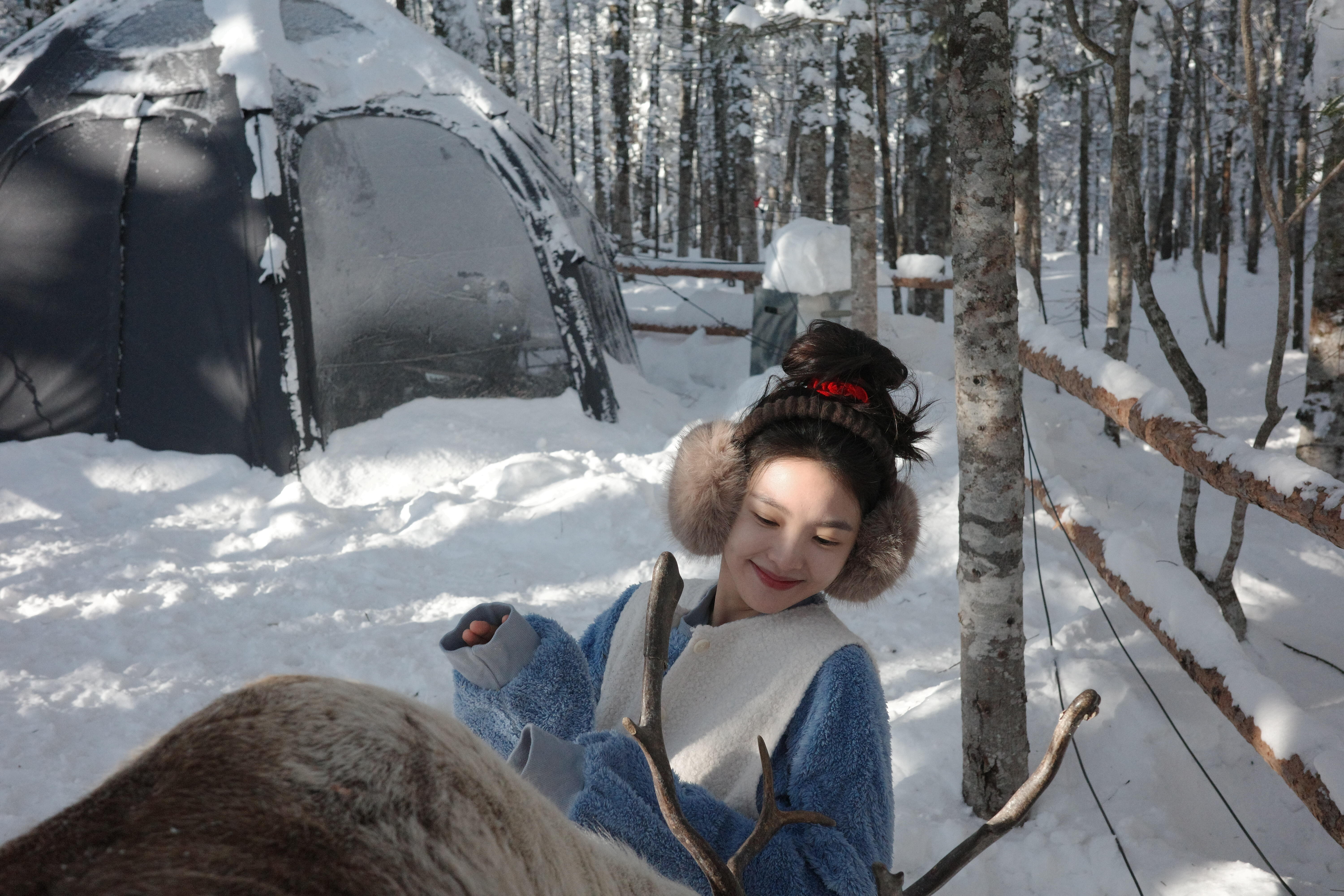 我要学习章若楠雪地出片教程：章若楠雪地出片教程