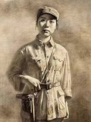 1940年5月1日的午后，女战士江涛被军阀押到了山坡上执行枪决，在行刑前，敌军首