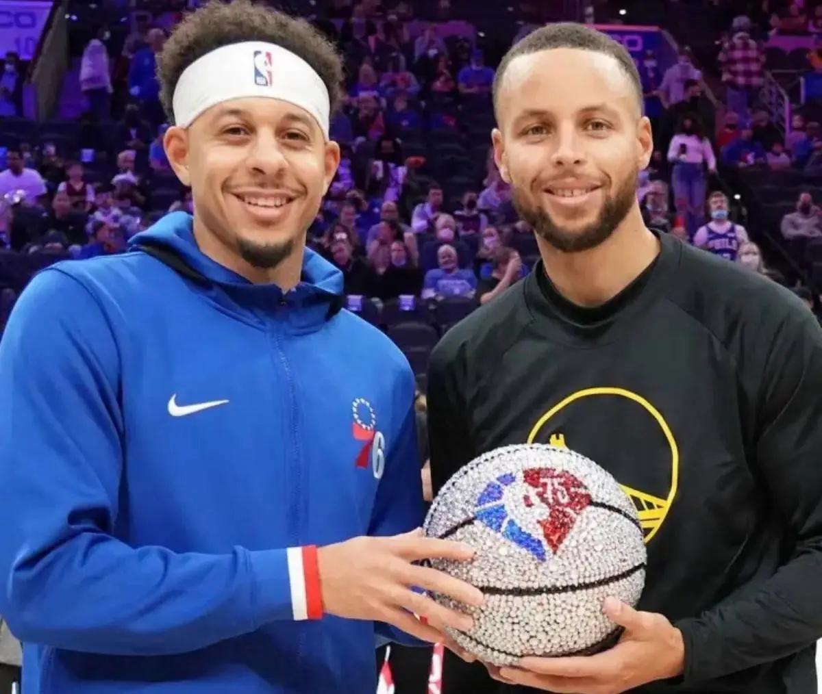 勇士队三分球命中率排名：1、赛斯库里（2场）——50%2、巴特勒——43.9