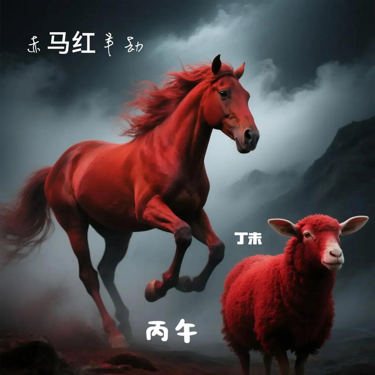 赤马红羊劫丙丁皆属火，2026为农历丙午年，2027是丁未年，两年相交民间赤马红