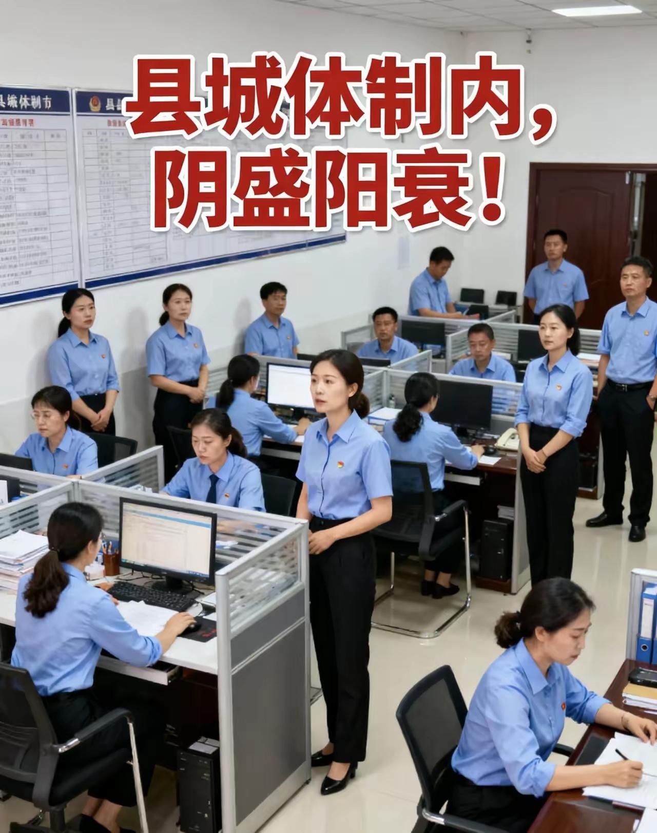 县城体制内“怪”现象阴盛阳衰越来越严重找对象，女生挑花眼，男生更是挑花眼！