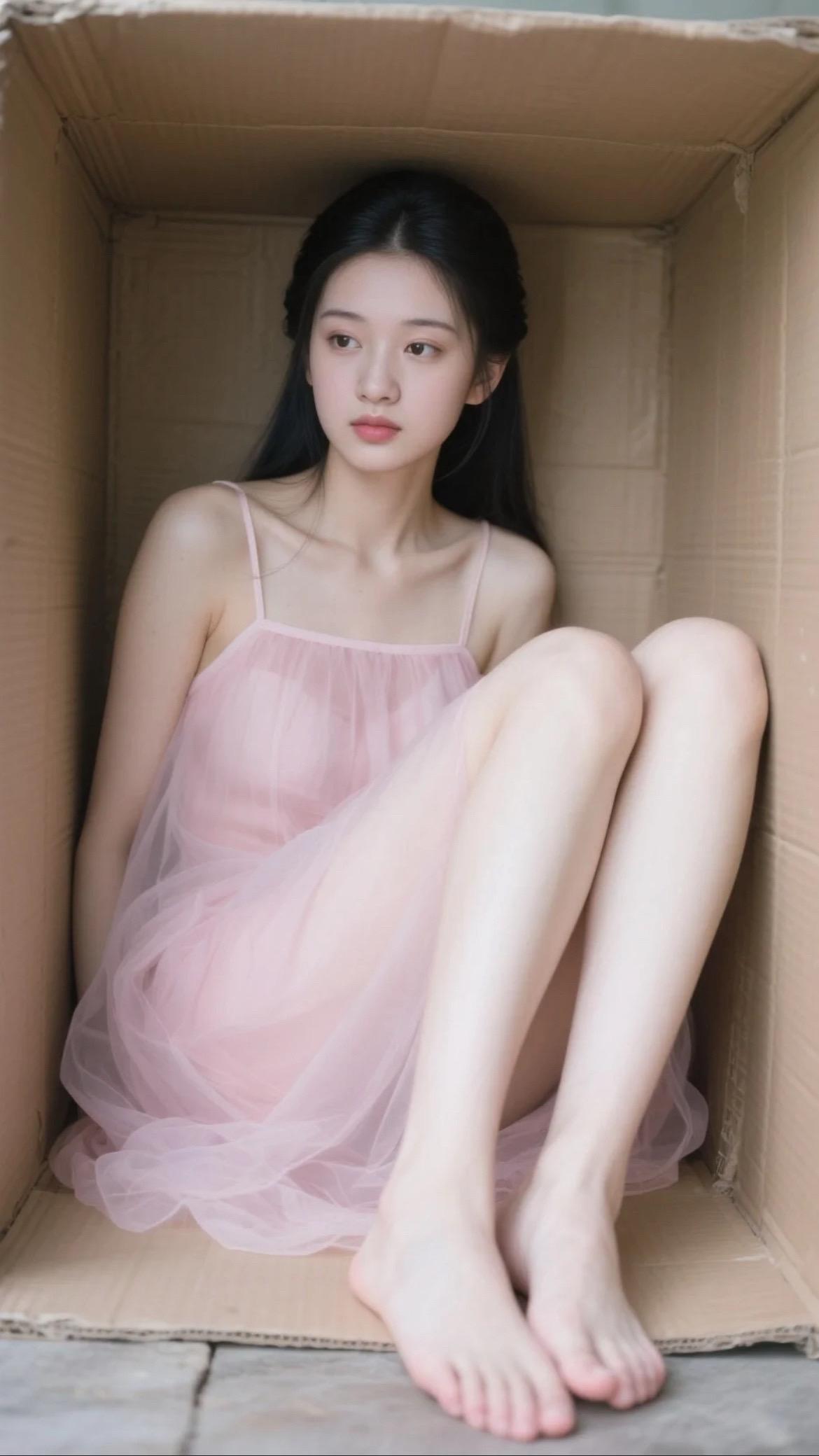 AI摄影：古风美女。