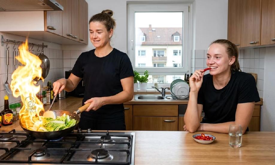 莱巴金娜啃下小米辣，穆霍娃爆炒烂白菜。两位球员成功会师斯图加特站决赛，争夺价值百