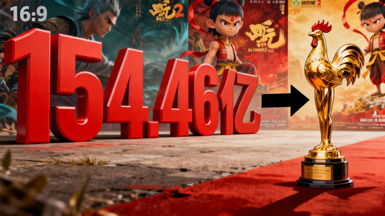 金鸡奖最冷清领奖名场面！《哪吒2》154亿票房登顶，却让奖杯