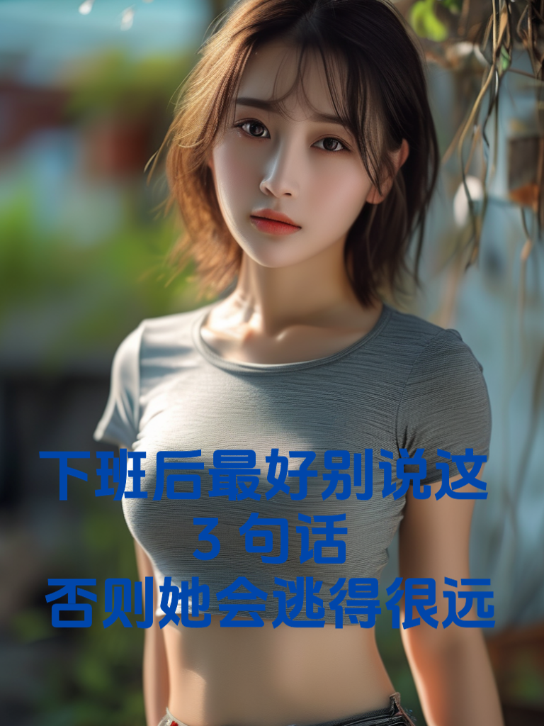下班后最好别说这3句话，否则她会逃得很远