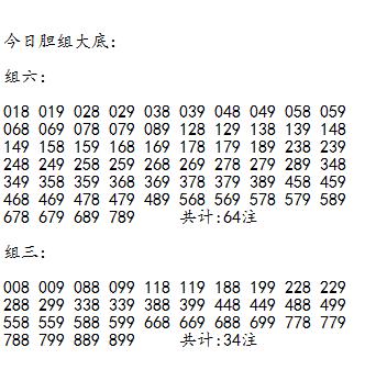 逍遥福彩3D第2025036期胆码答题★★★公式号：908+756=（1-2