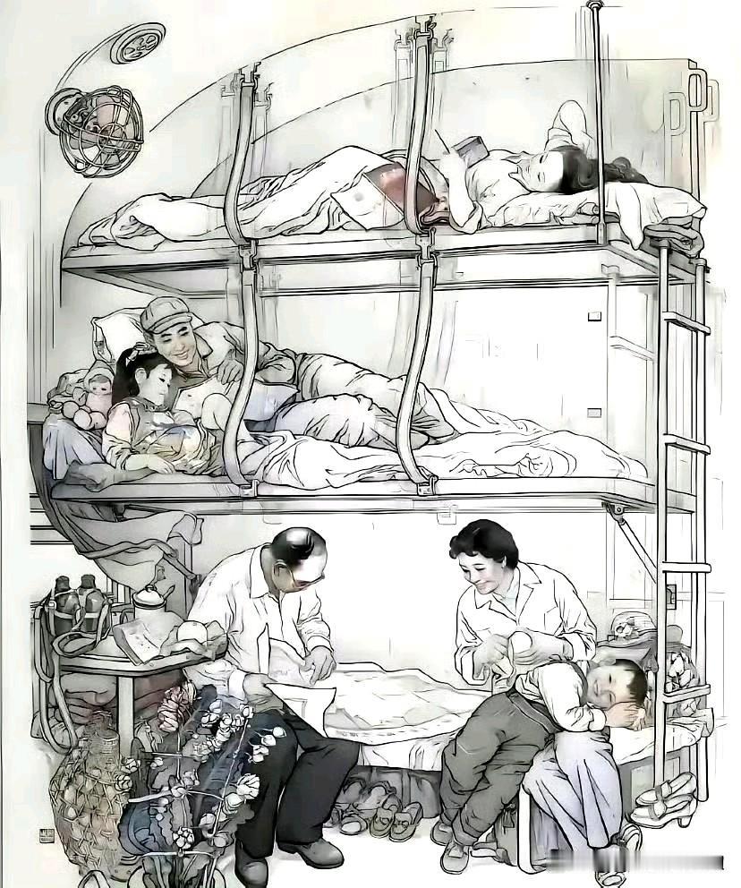 一家三代同住一屋高低床三层