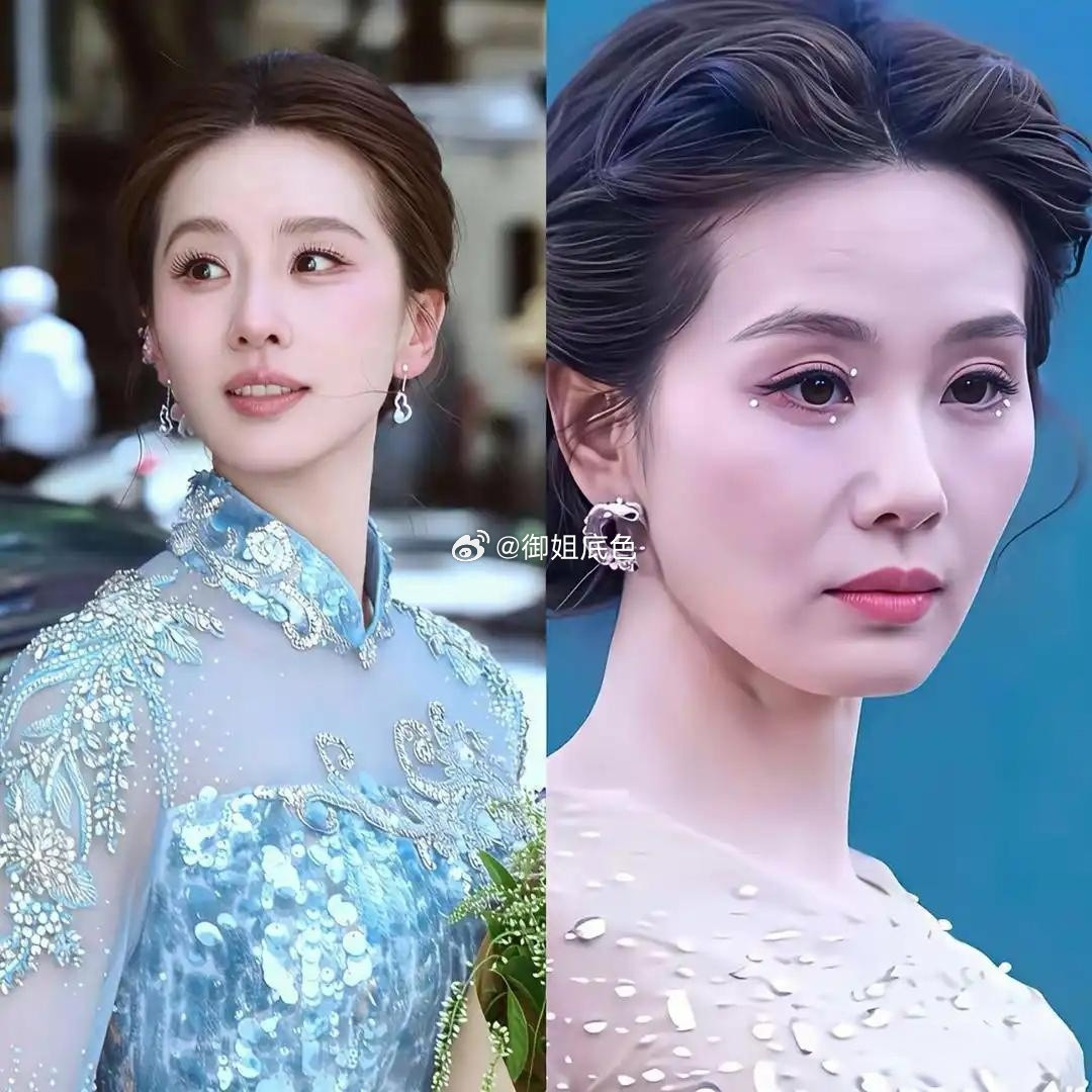 落差感拉满！几天前还是明艳美人，如今亮相尽显疲惫无神，眼窝凹陷尽显沧桑，39岁刘