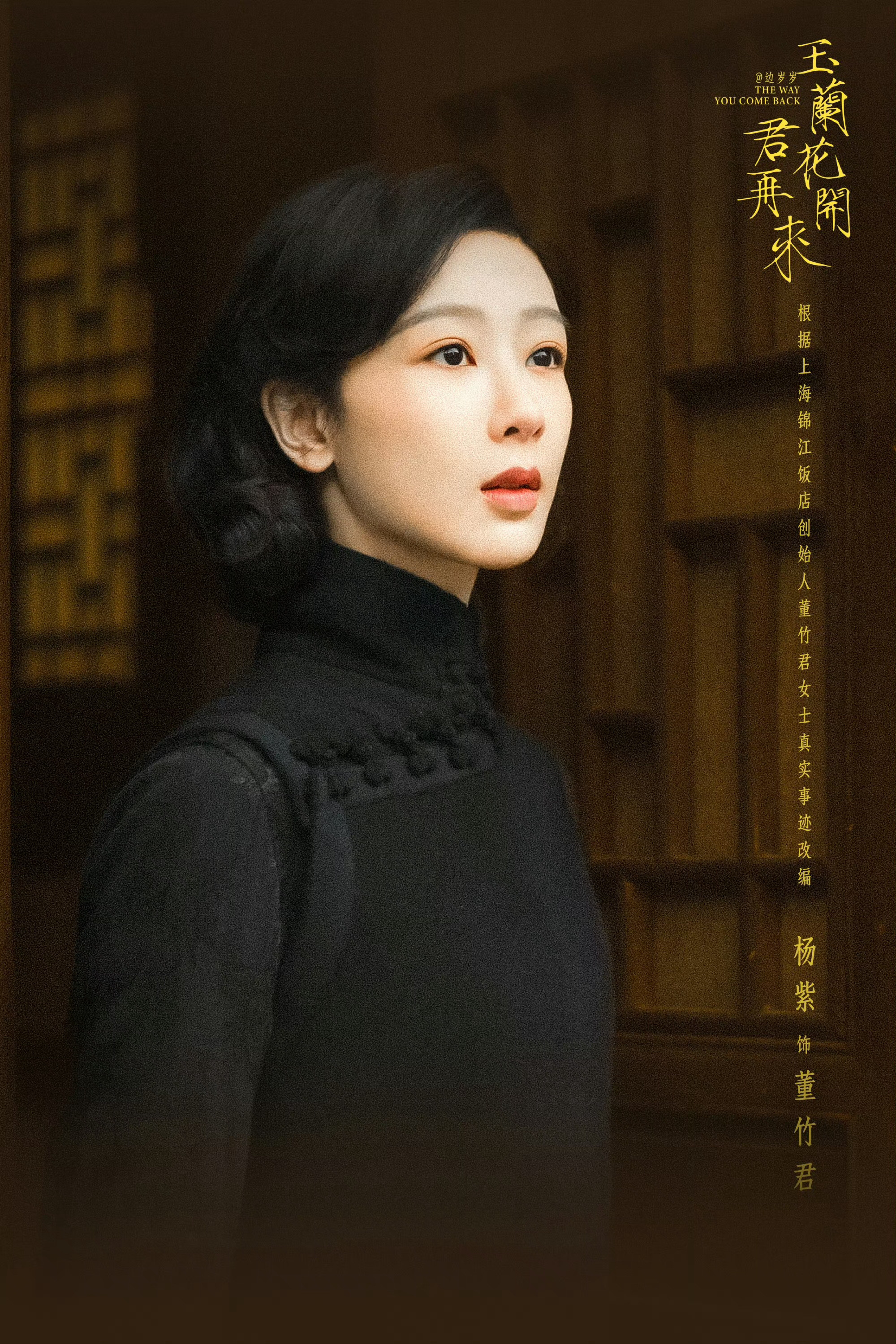 杨紫杨紫董竹君杨紫玉兰花开君再来期待一段上海滩的华丽冒险，一部女性的成长史诗