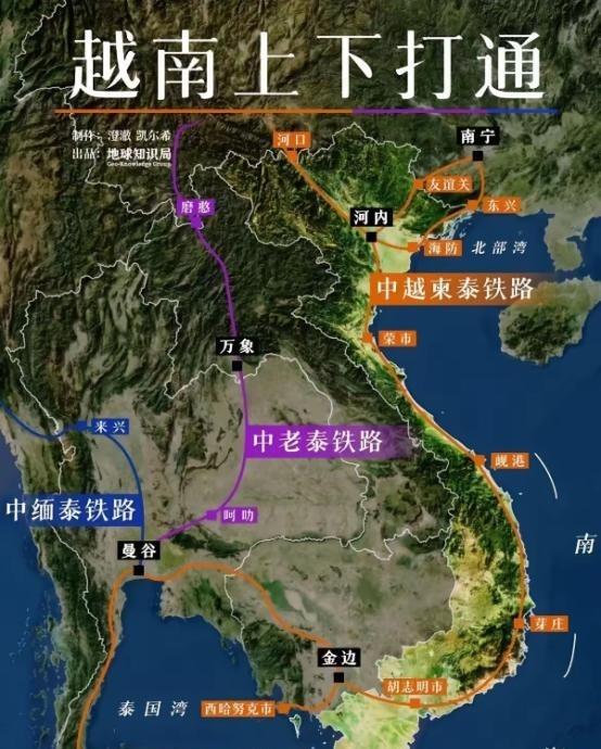 越南已经全方位无死角的彻底慌了！南北高铁一整套组合拳打完了，中国没上当，越南已经