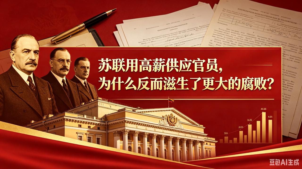 高薪养廉走不通：苏联解体的血泪教训，拆解特权腐败完整闭环高薪养廉是反腐话题