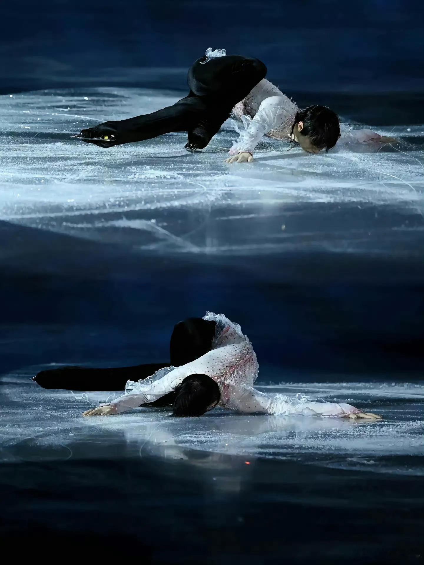 当时只道是寻常，重温2022北京冬奥会花滑表演滑，冰墩墩摔倒被大家温柔扶起，羽生