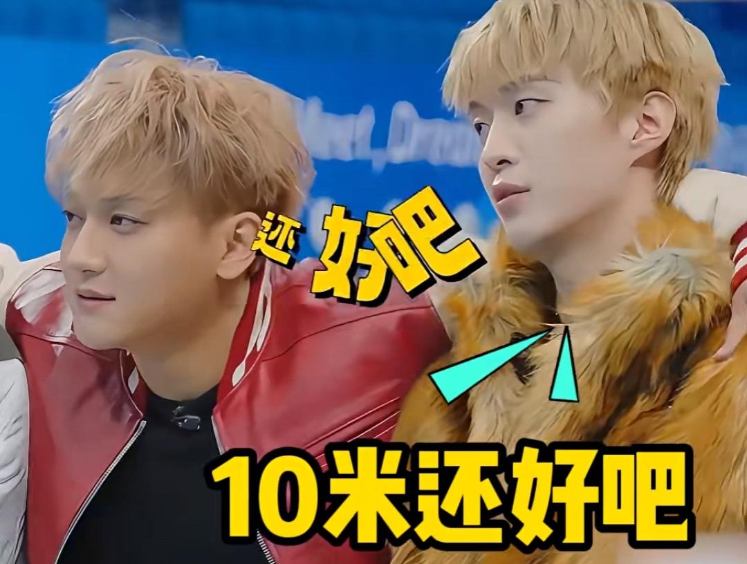 范丞丞吹牛跳水能跳10米，黄子韬看不下去了，让他不要老吹了！范丞丞：“10米还