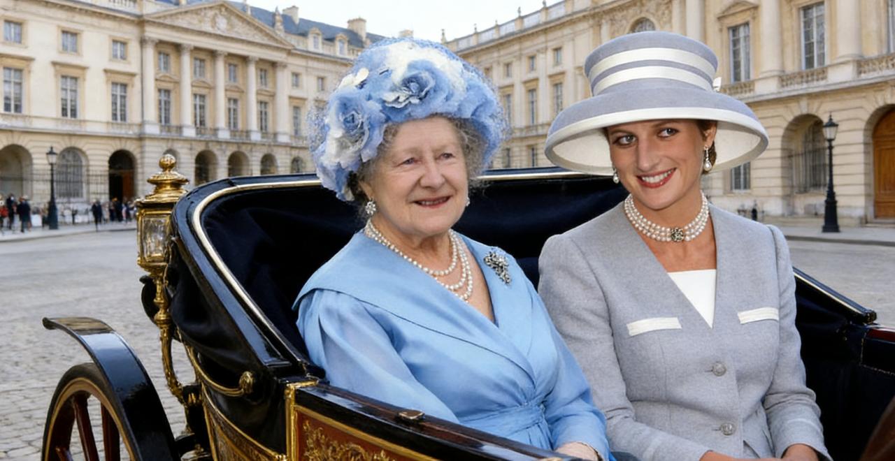 黛安娜王妃最坚强的后盾！王太后最喜欢黛安娜王妃，同时也是黛安娜王妃媒人。黛安娜