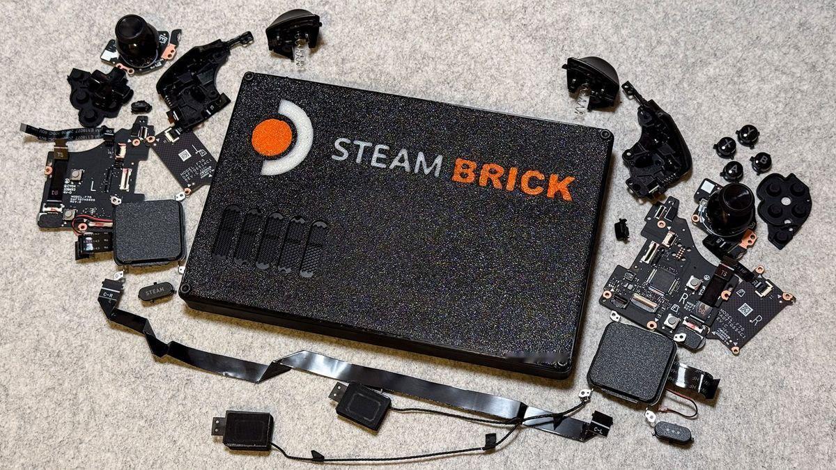 极简Steam掌机：SteamBrick一位玩家将SteamDeck掌机