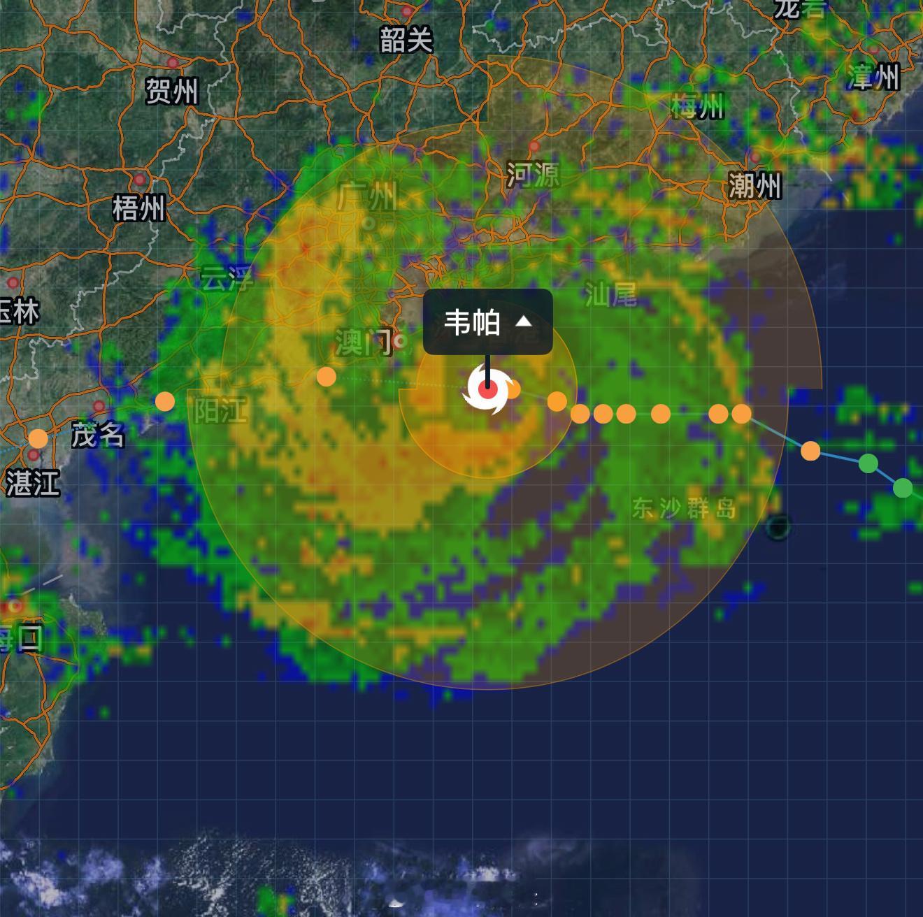 深圳台风感受一下韦帕台风给广东机场带来的亿点点震撼​​​