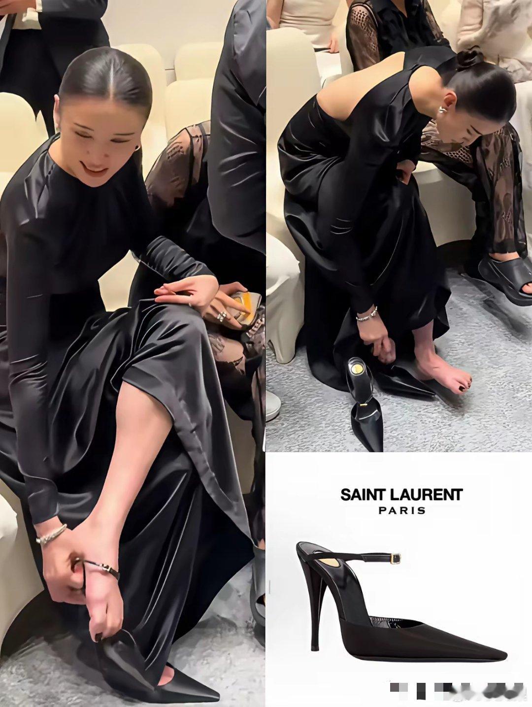 当明星真的不容易，这鞋太恐怖了，谁发明的​​​