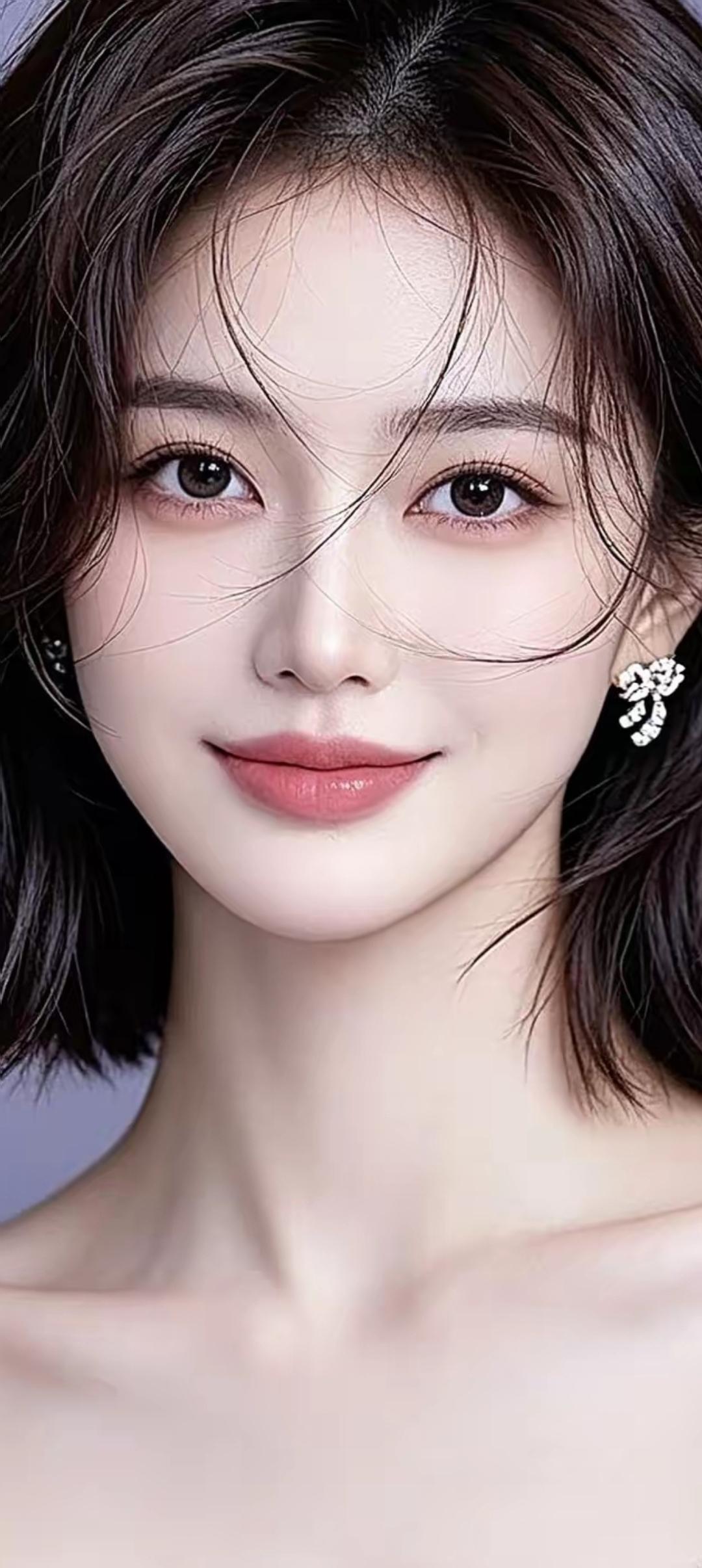 温柔甜美的少女，笑靥如花，散发着迷人的魅力！🌸💖