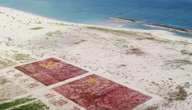 从越南手里夺回来的宝贝火岛，中建岛1974年，南海风急浪高，越南的野心如汹涌