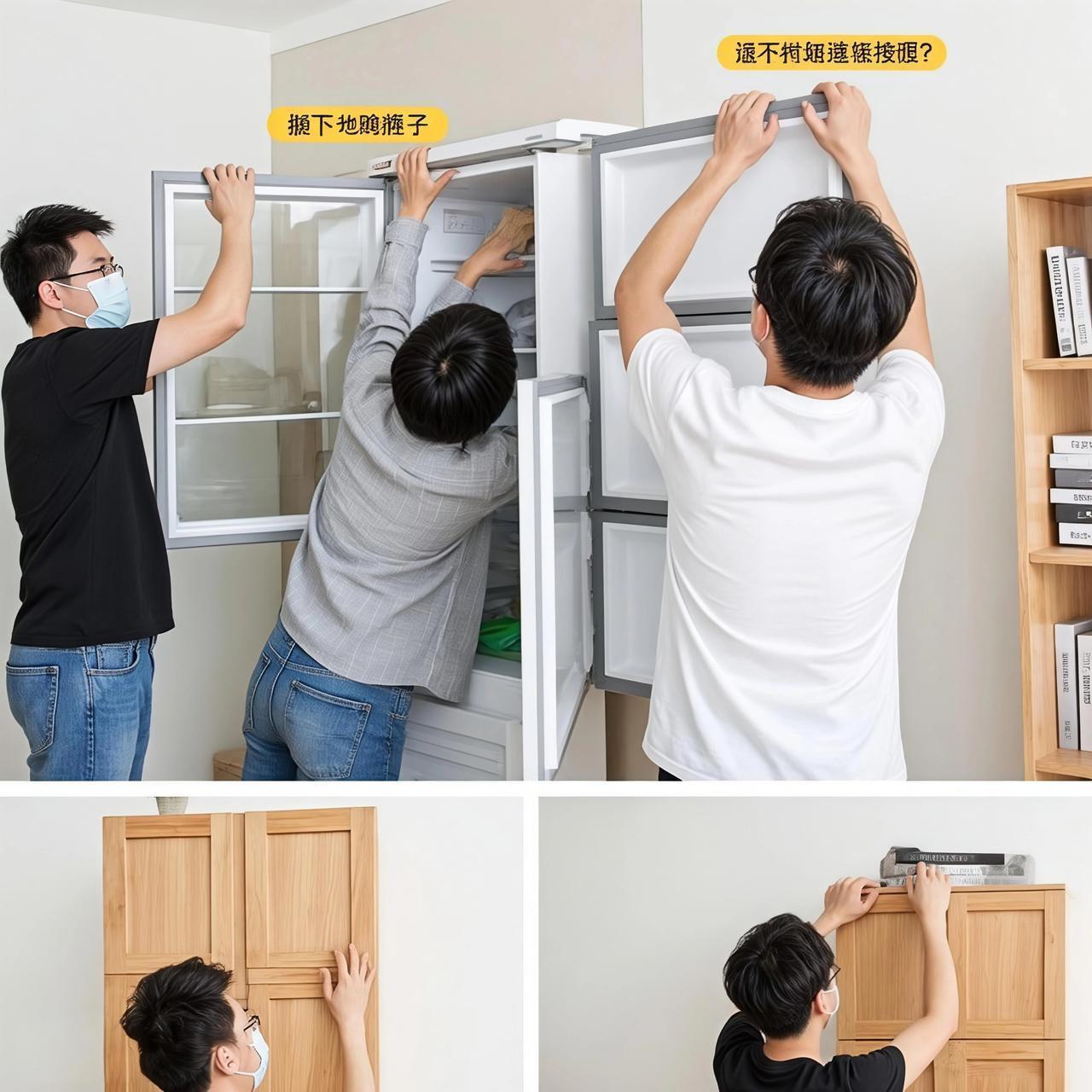有人问：“地震时该躲哪里？”错误示范：钻进冰箱假装自己是冻龄美男/美女❄️❌
