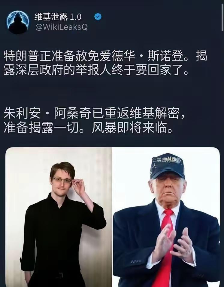 世界最著名的外包员工：斯诺登，有消息说特朗普准备赦免他了。2013年，斯诺登和