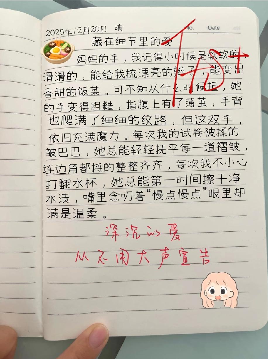 看哭了！这篇小学生作文火了，把妈妈的爱写进细节里，评论区全是共鸣