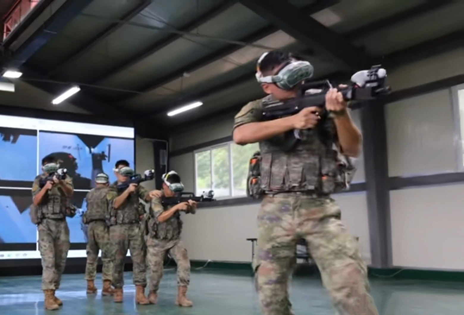 使用VR系统练战术​​​