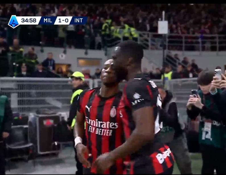 米兰成欧洲五大联赛丢球最少的球队！米兰1比0国米，由于本轮罗马、科莫、国米都有