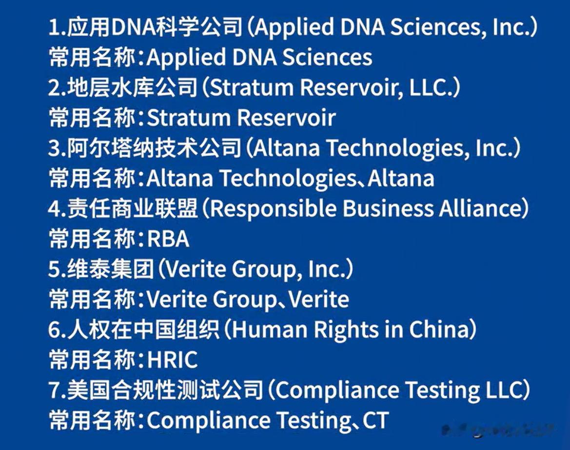 中美这波过招又升级了！美国刚以“强迫劳动”为借口，把43家中国实体拉进黑名单。