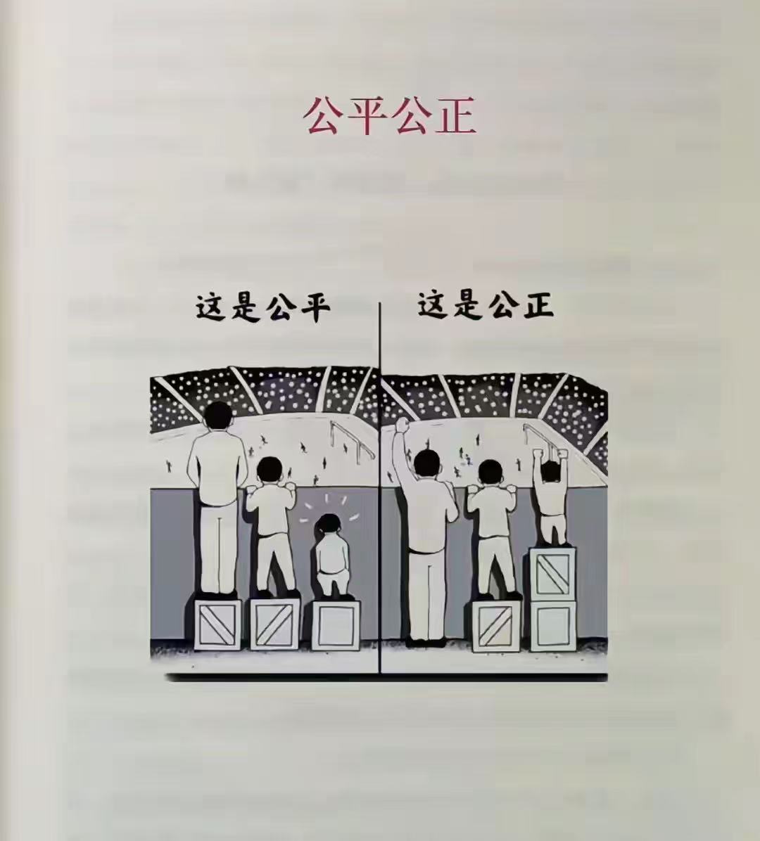 你认为：左边是公平，还是右边是公平？