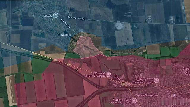 好极了！俄罗斯军队冲进红军城西北部的格里希诺定居点。俄军夺取红军城普京视察前线俄